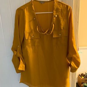 Mustard blouse